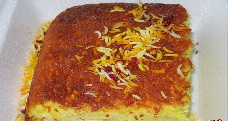 طرز تهیه برنج کاسه‌ای آذری