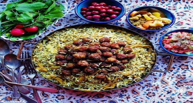 طرز تهیه پلو اسفندی