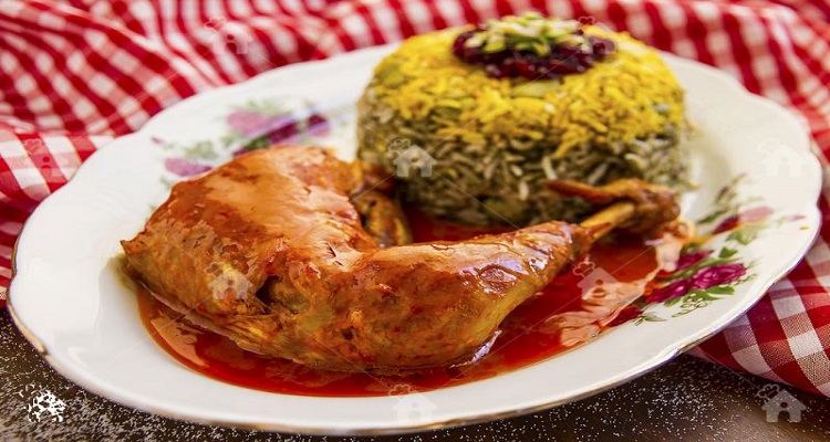 طرز تهیه باقالی پلو با مرغ