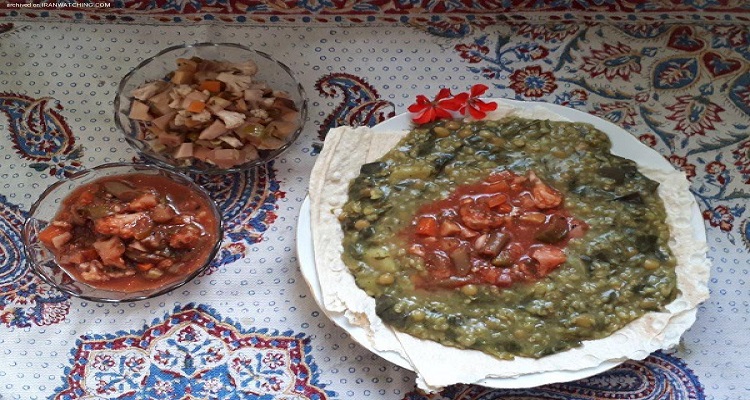 طرز تهیه آش شل پتله