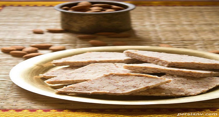 طرز تهیه حلوای بادام