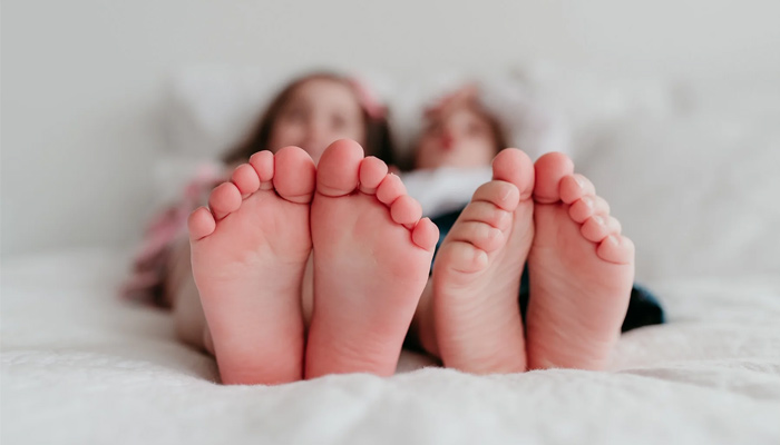 صافی کف پای کودکان