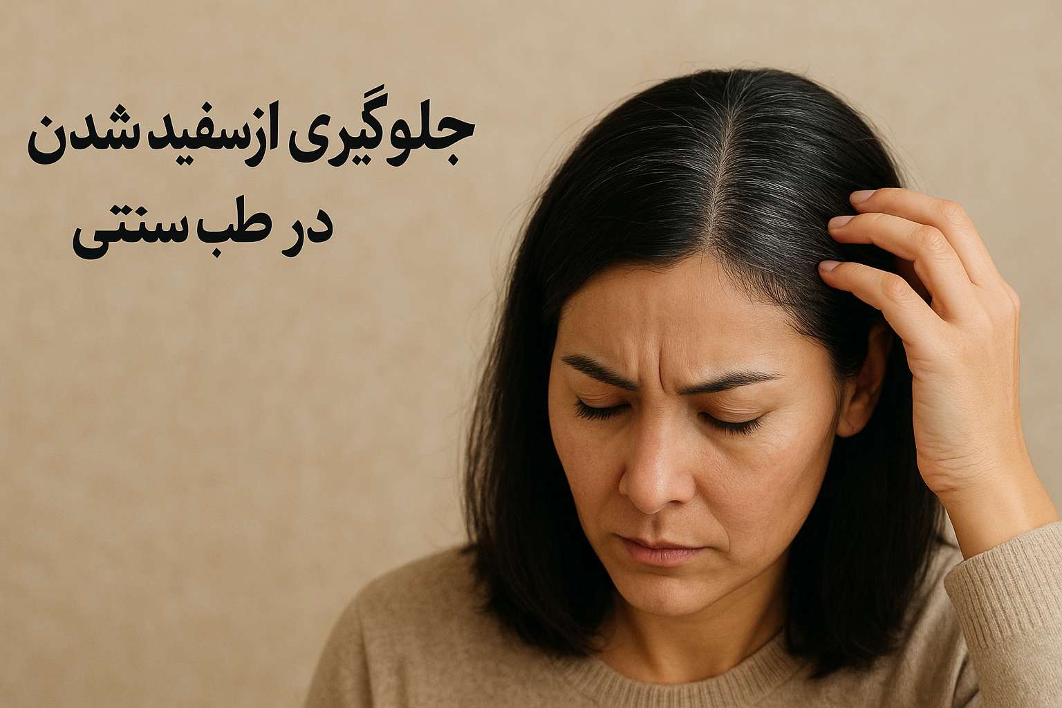 پیشگیری از سفید شدن مو با طب سنتی